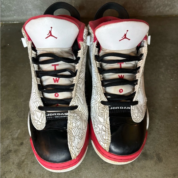 Nike Air Jordan Dub Zero Varsity Red 2022 Super school Size 4 Youth / 5.5 Women - Picture 7 of 14